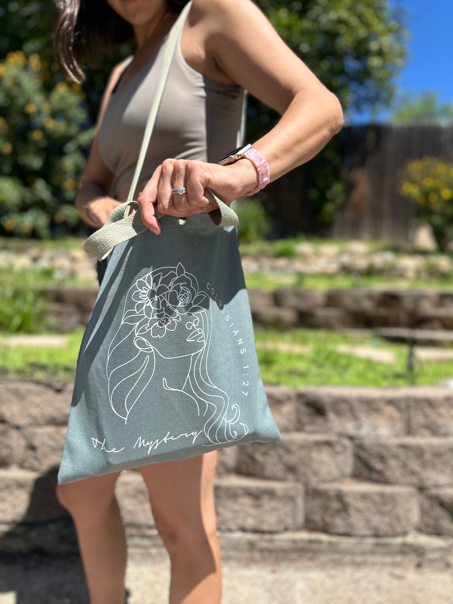 Flower Child Canvas Tote